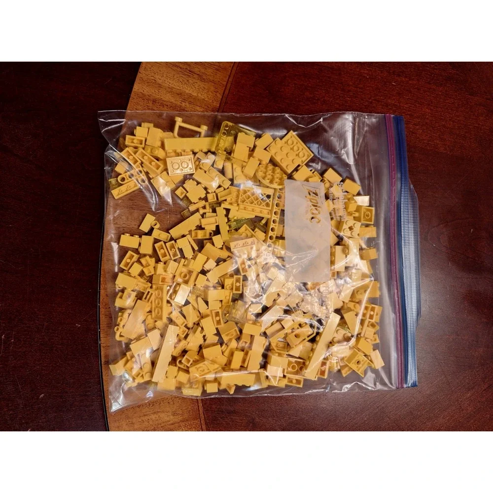 LEGO Yellow 1/2 pound Bulk Bricks & Parts Mixed Lot Building Pieces Assortment